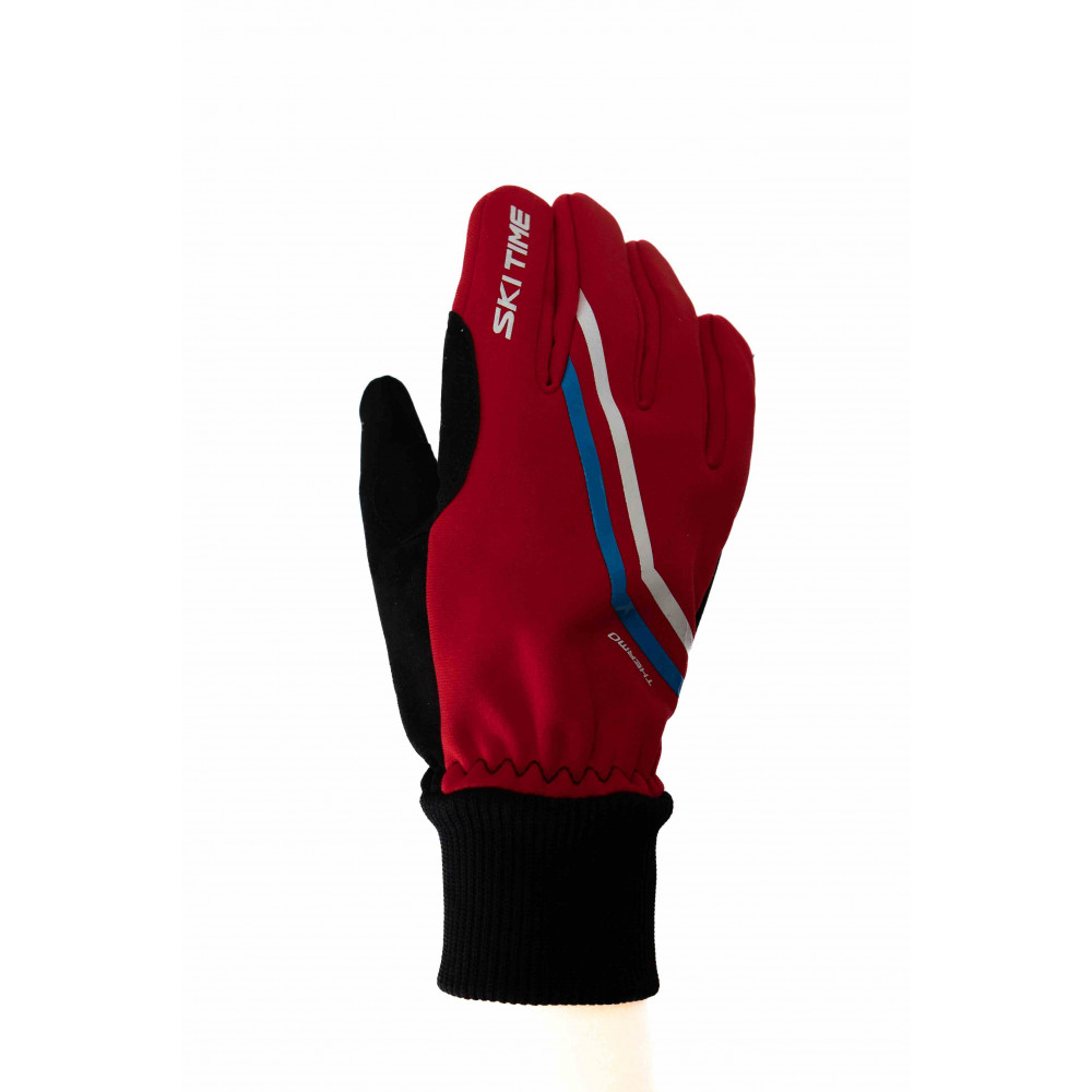Перчатки SKI TIME SPORT RED