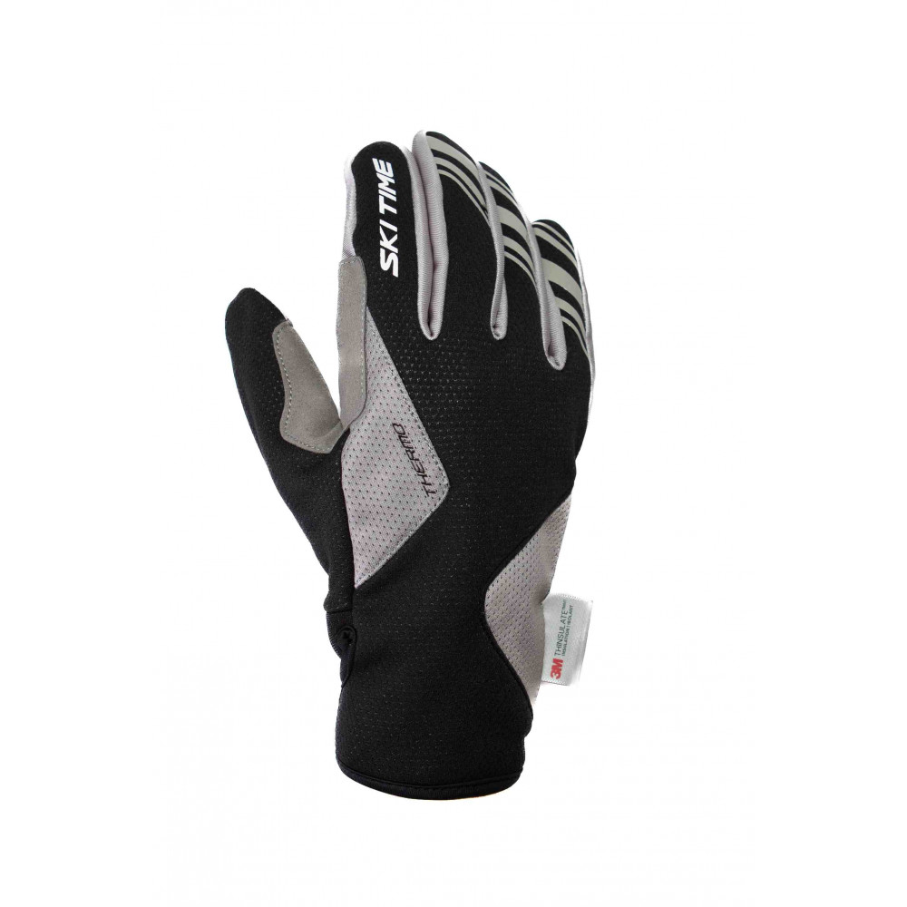 Перчатки SKI TIME RACE 1.0 THERMO 1 BLACK/GRAY