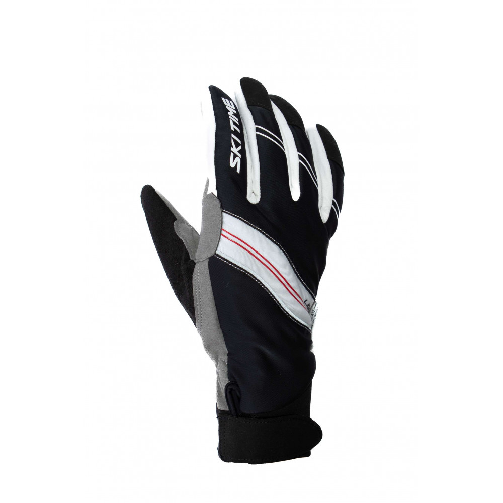 Перчатки SKI TIME RACE 1.0 RACE 2 BLACK/WHITE