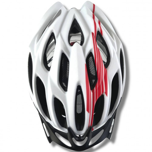 Шлем для роллеров и велосипеда SKI TIME WHITE/RED